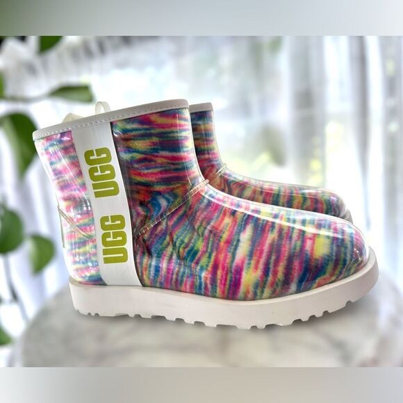 UGG Classic Waterproof Clear Mini Boots Winter Snow Rain size 7 - Picture 13 of 14